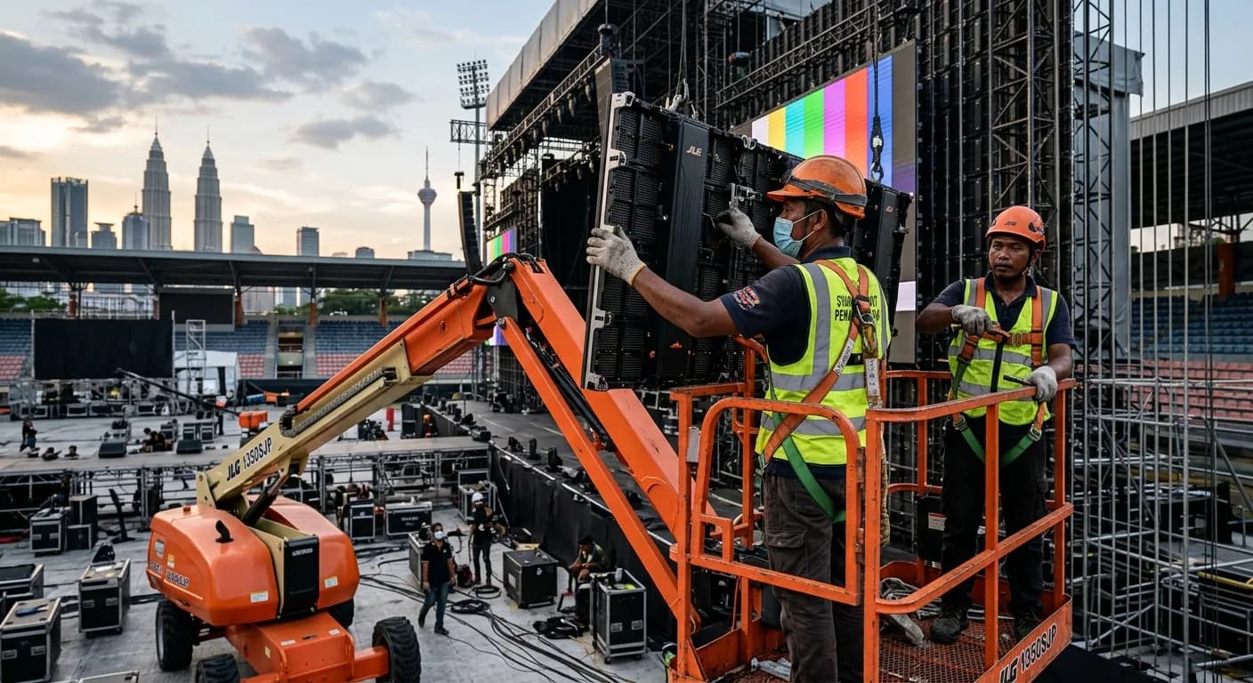 Senarai Semak Keselamatan Kerja Ketinggian dengan Boom Lift